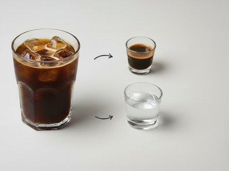 Iced Americano bei Dr. Shot