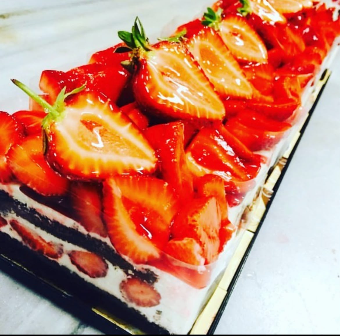 Erdbeer-Millefeuille bei Dr. Shot