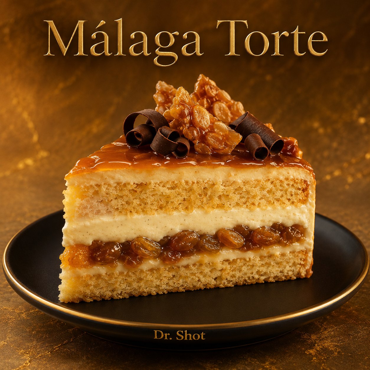 Málaga Torte bei Dr. Shot