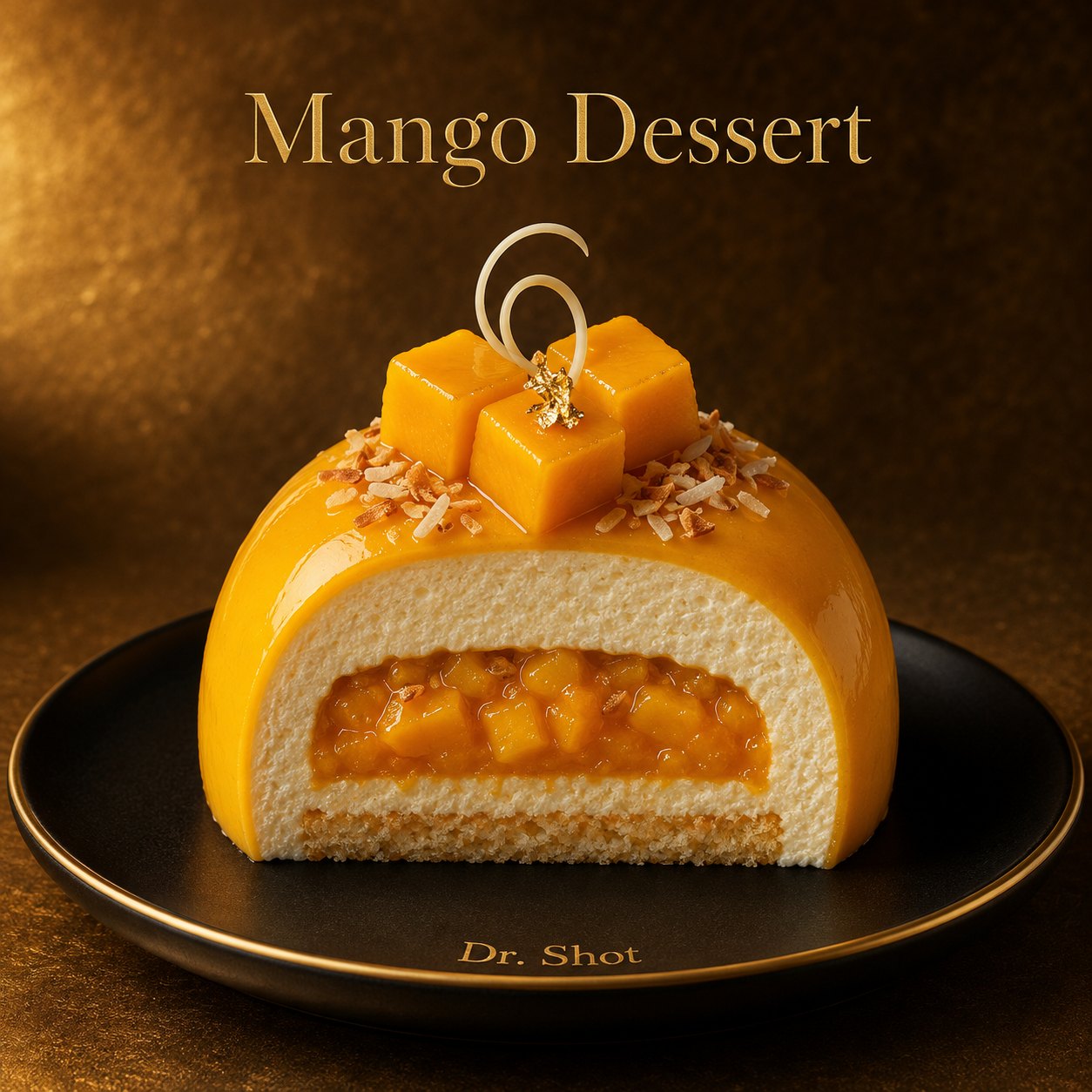 Mango Dessert bei Dr. Shot