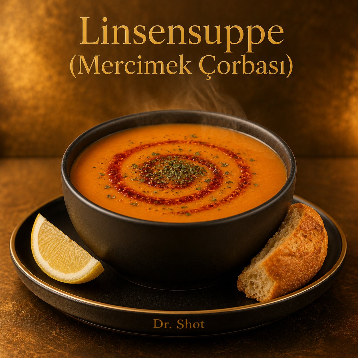 Linsensuppe (Mercimek Çorbası) bei Dr. Shot