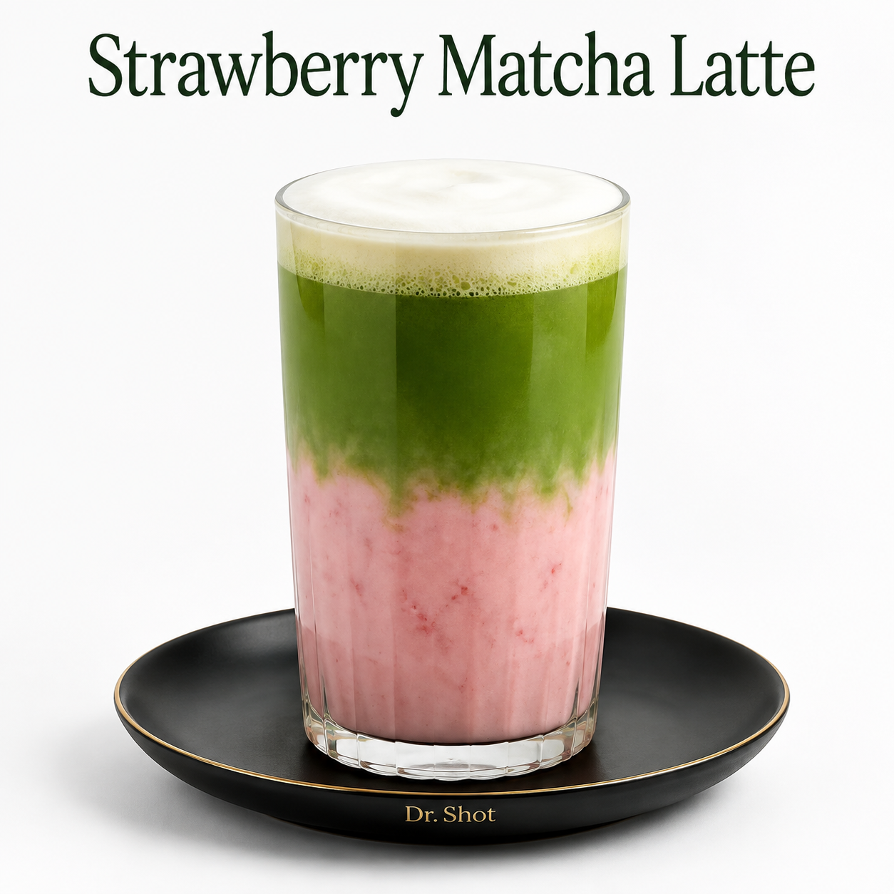 Strawberry Matcha Latte bei Dr. Shot