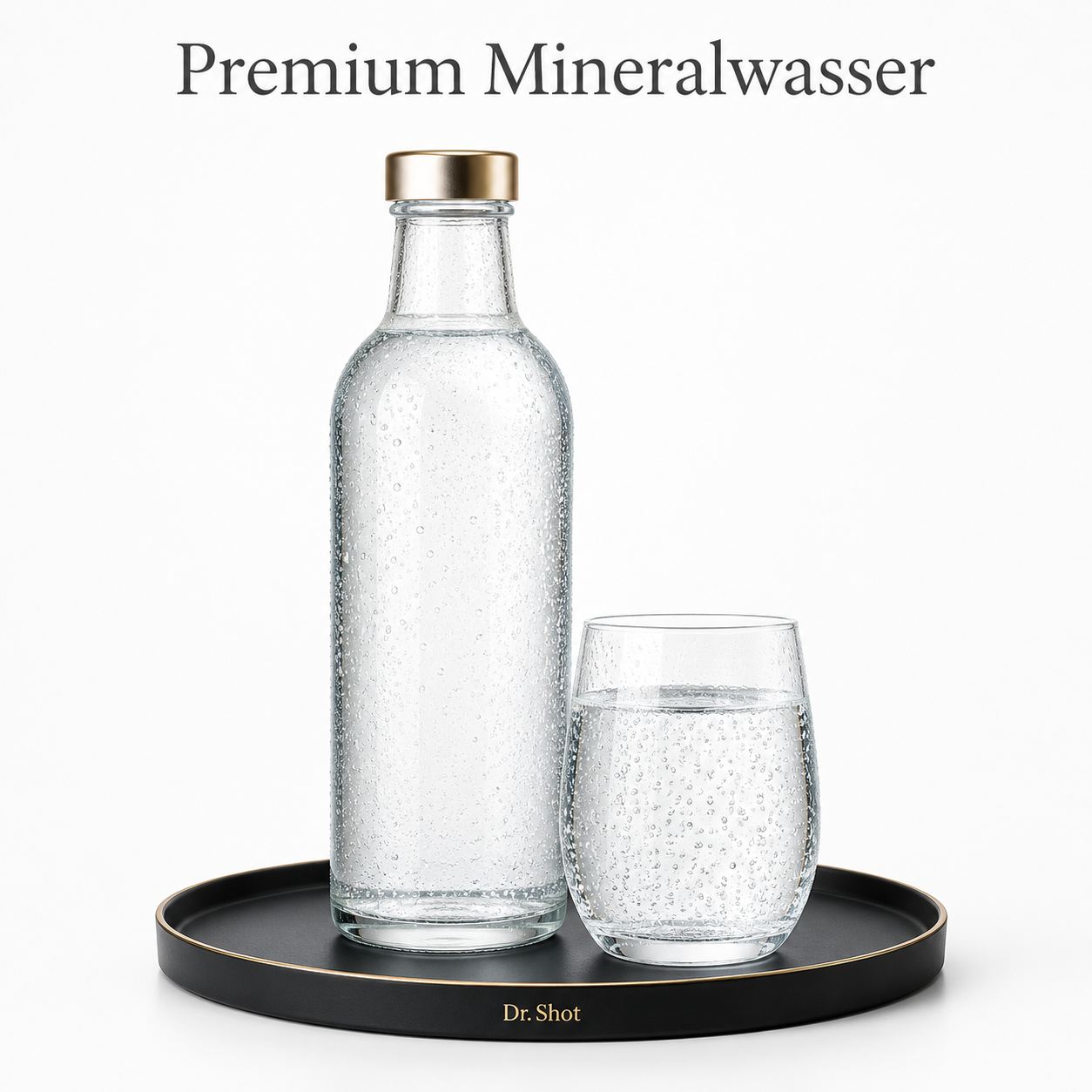 Premium Mineralwasser bei Dr. Shot